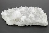 Fluorescent Calcite Crystals on Clear Quartz - Peru #213585-1